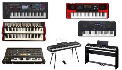 keyboards that are similar to piano